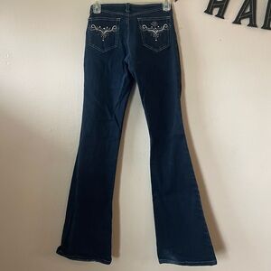 Vintage Angels Dark Blue Flare Jeans